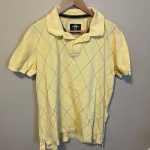 H&M Yellow golf shirt size Large